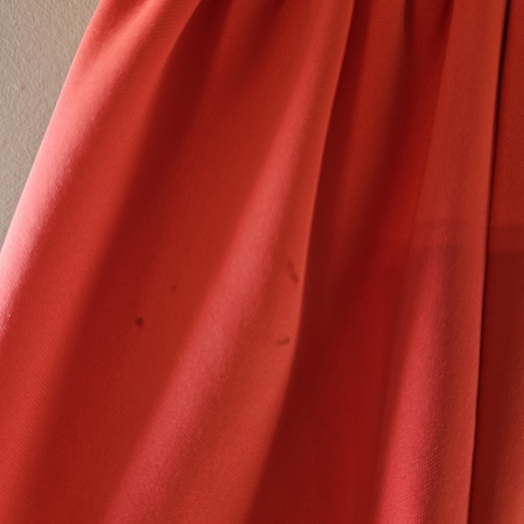 Kate Spade Women's Sleeveless Zipper Pockets Mini Orange Dress Size 4. - Picture 12 of 16